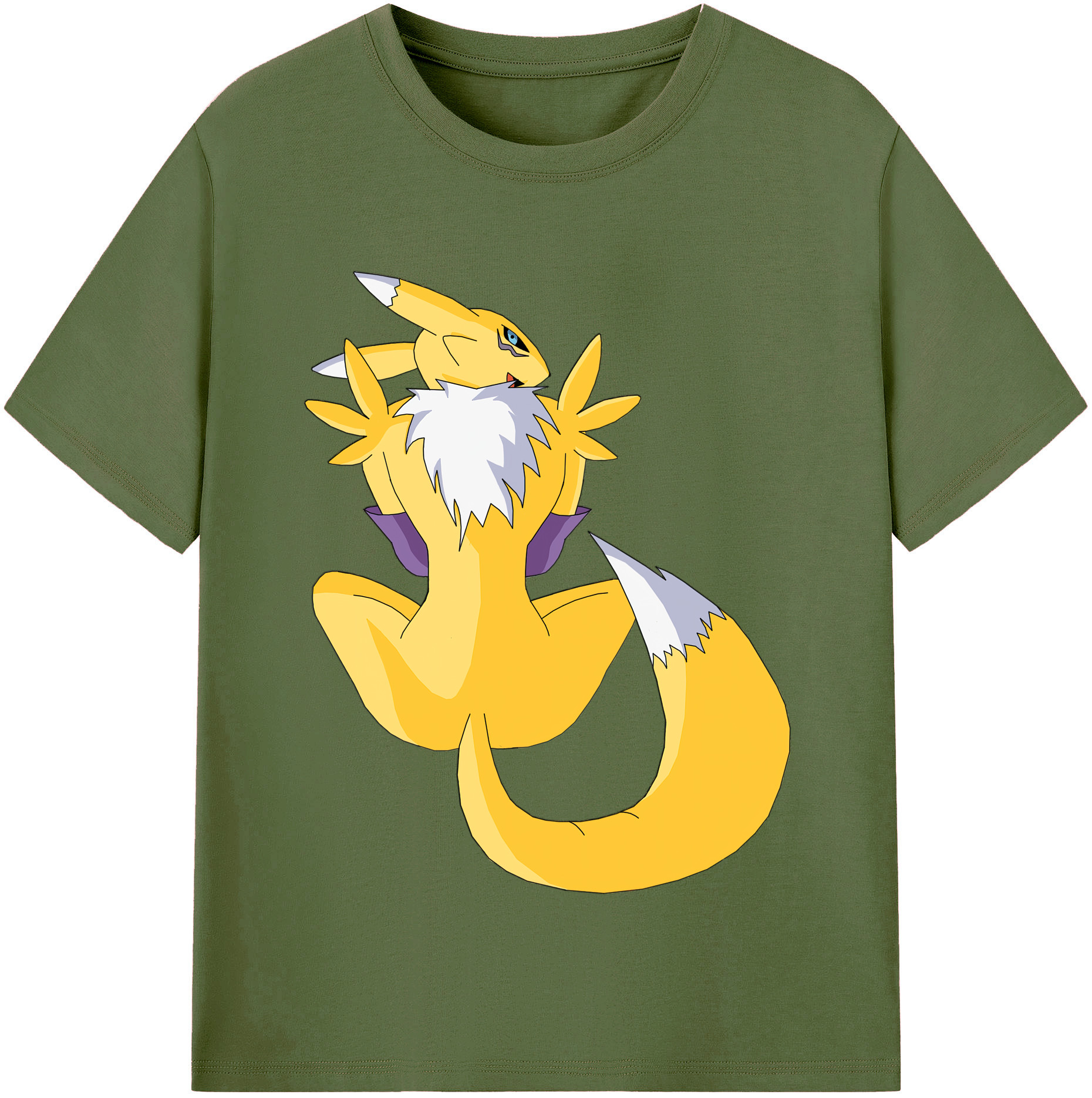 （画像用） Digimon デジタルモンスター/デジモン 綿100％半袖Tシャツ（フロントプリント）